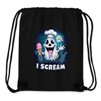 Ghost - Ice cream and humor - Stanley/Stella Recycled Gym Bag - black - Front