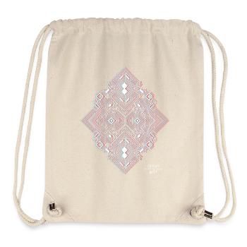 CIRCUIT PRINTED 1 3D white - Stanley/Stella Recycled Gym Bag - natural - Front