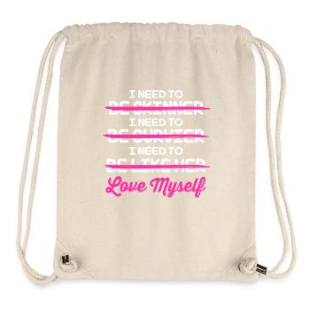 Body Positivity - Stanley/Stella recycelter Gym Bag - Naturweiß - Vorne