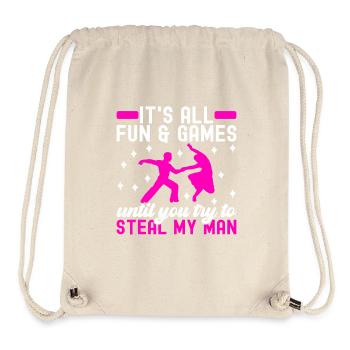 Ballroom Dance Ballroom Dancers Ballroom Dancers - Stanley/Stella Recycled Gym Bag - natural - Front