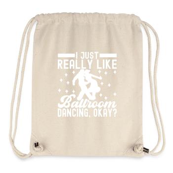 Ballsaal Tanz Ballsaaltänzer Gesellschaftstänzer - Stanley/Stella recycelter Gym Bag - Naturweiß - Vorne