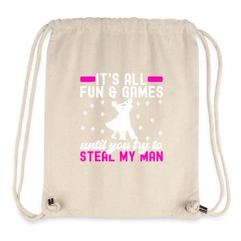 Ballsaal Tanz Ballsaaltänzer Gesellschaftstänzer - Stanley/Stella recycelter Gym Bag - Naturweiß - Vorne