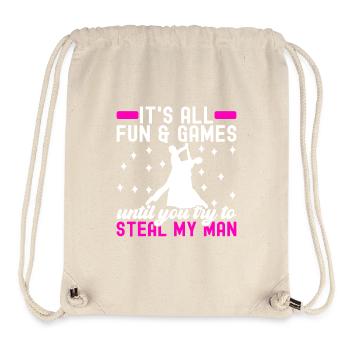Ballroom Dance Ballroom Dancers Ballroom Dancers - Stanley/Stella Recycled Gym Bag - natural - Front