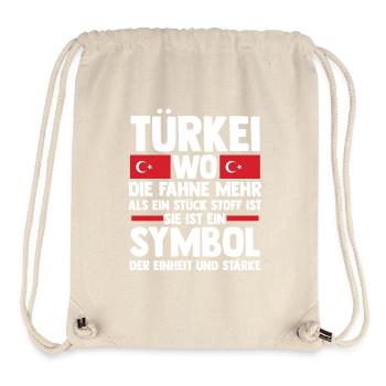 Türken Türkisch Türkei - Stanley/Stella recycelter Gym Bag - Naturweiß - Vorne