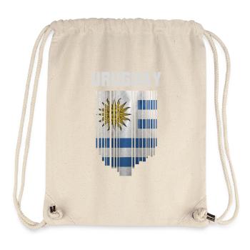 Flagge von Uruguay - Stanley/Stella recycelter Gym Bag - Naturweiß - Vorne
