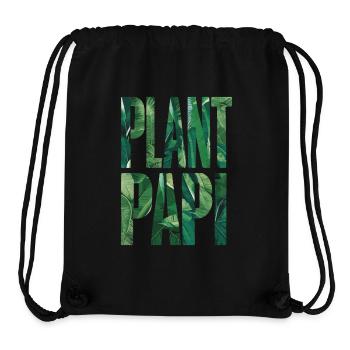 Plant Papi Gärtner Papa Natur Liebhaber - Stanley/Stella recycelter Gym Bag - Schwarz - Vorne