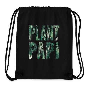 Plant Papi Urban Jungle Plant Design - Stanley/Stella Recycled Gym Bag - black - Front