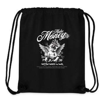 Baby Angel make Money, Get Beers, Geld und Bier - Stanley/Stella recycelter Gym Bag - Schwarz - Vorne
