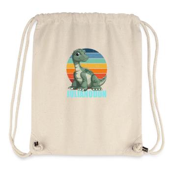 Julianodon Kombination aus Julian und Iguanodon - Stanley/Stella recycelter Gym Bag - Naturweiß - Vorne