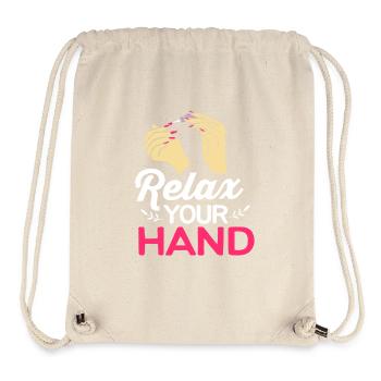 Nageldesignerin Nagel Kosmetik Kosmetikerin - Stanley/Stella recycelter Gym Bag - Naturweiß - Vorne