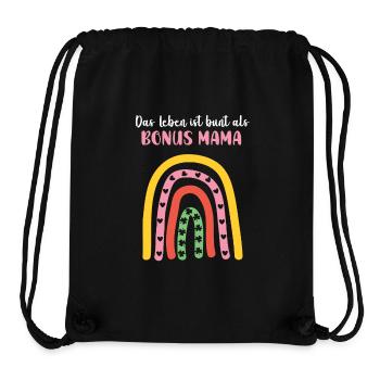Ersatz Mama Bonus Mutter Adoptivmutter Bonusmama - Stanley/Stella recycelter Gym Bag - Schwarz - Vorne
