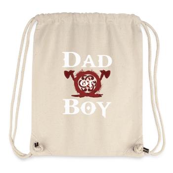 Father of boy Dad of Boy gaming vikinger of war - Stanley/Stella Recycled Gym Bag - natural - Front