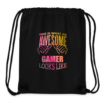 Gamer - Stanley/Stella Recycled Gym Bag - black - Front