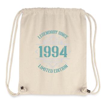 Jahrgang August 1994 Retro Geburtstagsgeschenk - Stanley/Stella recycelter Gym Bag - Naturweiß - Vorne