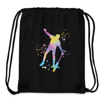 Unicyclist unicycle unicycle - Stanley/Stella Recycled Gym Bag - black - Front
