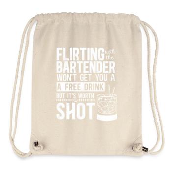 Bartender Mixologist Flirting With - Stanley/Stella Recycled Gym Bag - natural - Front