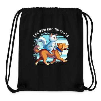 HUND KATZE THE NEW RACING CLASS - Stanley/Stella recycelter Gym Bag - Schwarz - Vorne