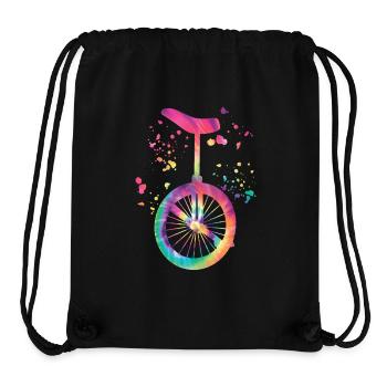 Unicyclist unicycle unicycle - Stanley/Stella Recycled Gym Bag - black - Front