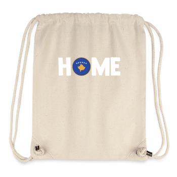Kosovo Flag Kosovoar Albania Shqiptar Albanians - Stanley/Stella Recycled Gym Bag - natural - Front