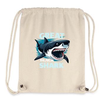 GROSSER SCHWARZHAI - Stanley/Stella recycelter Gym Bag - Naturweiß - Vorne