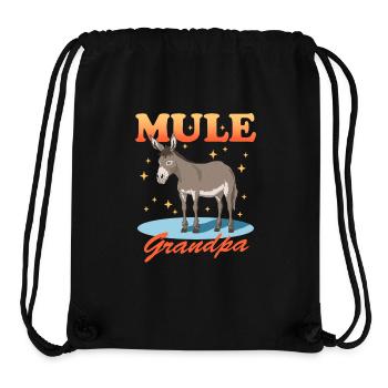 Mule Grandpa Mule Muli Mule Gift - Stanley/Stella Recycled Gym Bag - black - Front