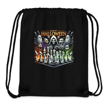 Schauriges Schach Halloween T-Shirt - Stanley/Stella recycelter Gym Bag - Schwarz - Vorne