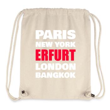 Erfurt City - Stanley/Stella Recycled Gym Bag - natural - Front