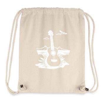 Ukulele Skizze - Stanley/Stella recycelter Gym Bag - Naturweiß - Vorne