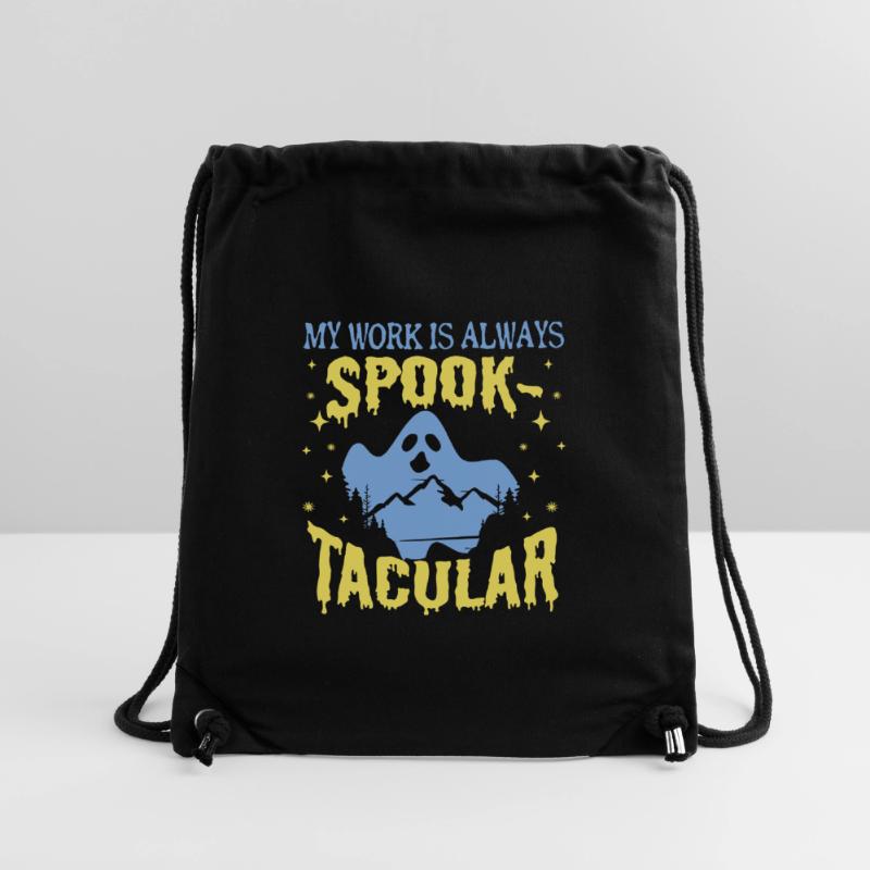 Paranormal Ghost Hunter My Work Is Spook-Tacular Stanley/Stella Recycled Gym Bag