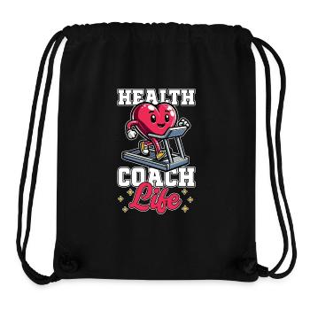 Health Coach Life Fitness Trainer Workout Lover - Stanley/Stella Recycled Gym Bag - black - Front