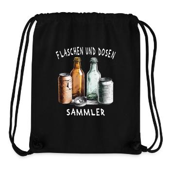FLASCHEN UND DOSEN SAMMLER - Stanley/Stella recycelter Gym Bag - Schwarz - Vorne