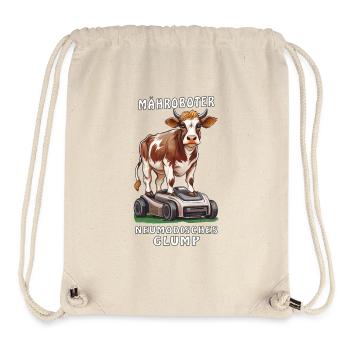 ROBOT TONDEUSE VACHE NEWFANGLED GLUMP - Sac à cordon recyclé Stanley/Stella - blanc naturel - Devant