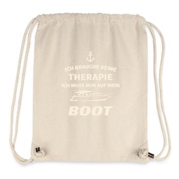 Ich Muss Nur Auf Mein Boot für einen - Stanley/Stella recycelter Gym Bag - Naturweiß - Vorne