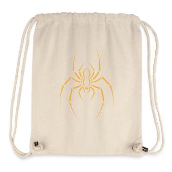 Spinne - Stanley/Stella recycelter Gym Bag - Naturweiß - Vorne