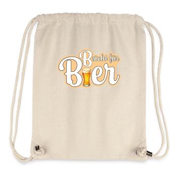 B comme bière - Sac à cordon recyclé Stanley/Stella - blanc naturel - Devant