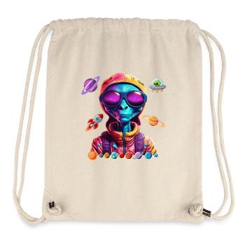 Außerirdischer aus dem Weltraum. - Stanley/Stella recycelter Gym Bag - Naturweiß - Vorne