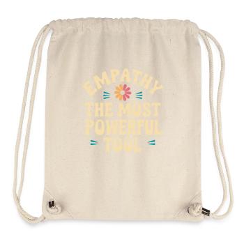 Empathie Das Mächtigste Werkzeug - Sozialarbeiter - Stanley/Stella recycelter Gym Bag - Naturweiß - Vorne
