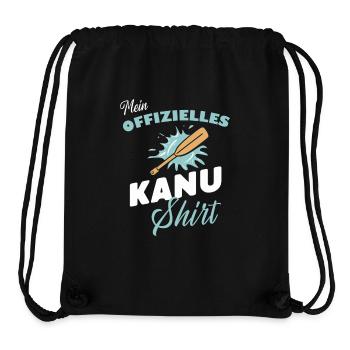 Kanu-Shirt Paddler Kajak Abenteuer Geschenk - Stanley/Stella recycelter Gym Bag - Schwarz - Vorne