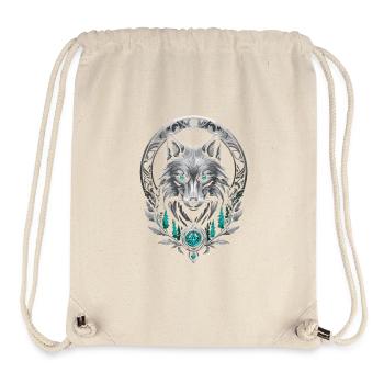 Medieval Arctic Wolf - Stanley/Stella Recycled Gym Bag - natural - Front