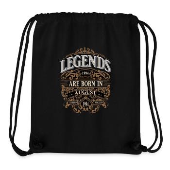 1994 August born Birthday Year of birth - Stanley/Stella Recycled Gym Bag - black - Front