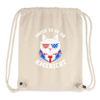 Vierter Juli Nationalfarben Nationalfeiertag USA - Stanley/Stella recycelter Gym Bag - Naturweiß - Vorne