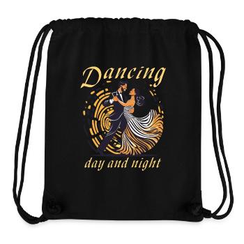 Dancing day and night - Stanley/Stella Recycled Gym Bag - black - Front