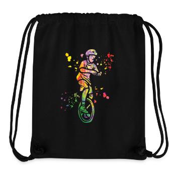 Unicyclist unicycle unicycle - Stanley/Stella Recycled Gym Bag - black - Front