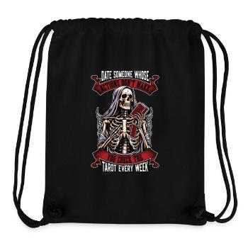 Tarot Reading Date Someone Whose Fortune Telling - Stanley/Stella recycelter Gym Bag - Schwarz - Vorne