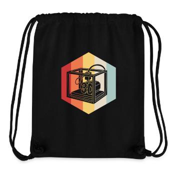 3D Druck - Stanley/Stella recycelter Gym Bag - Schwarz - Vorne