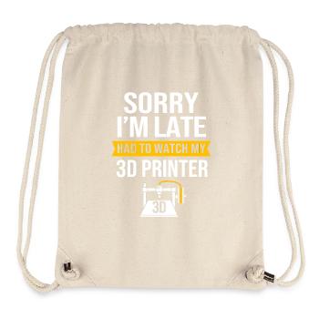 3D Druck - Stanley/Stella recycelter Gym Bag - Naturweiß - Vorne