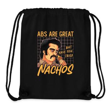 Nachos Les abdominaux sont excellents, mais avez-vous des chips tortilla - Sac à cordon recyclé Stanley/Stella - noir - Devant