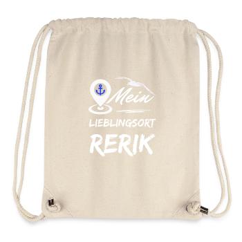 Rerik my favorite place-Baltic Sea resort Rerik-Seagull anchor - Stanley/Stella Recycled Gym Bag - natural - Front