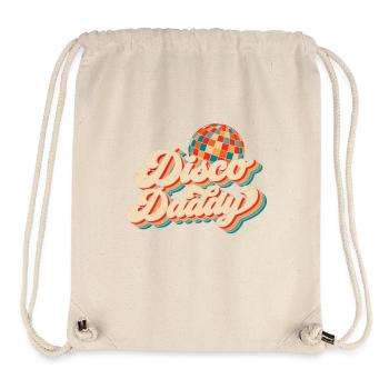 Vintage Disco Daddy Retro Matching Dad Grandpa - Stanley/Stella recycelter Gym Bag - Naturweiß - Vorne
