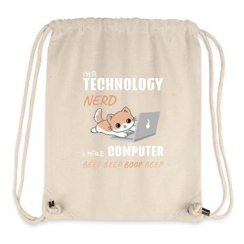 IT Computer Administrator Computerarbeit Geschenk - Stanley/Stella recycelter Gym Bag - Naturweiß - Vorne